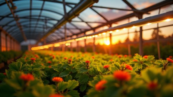 Top 5 avantages de l’éclairage LED pour les cultures horticoles
